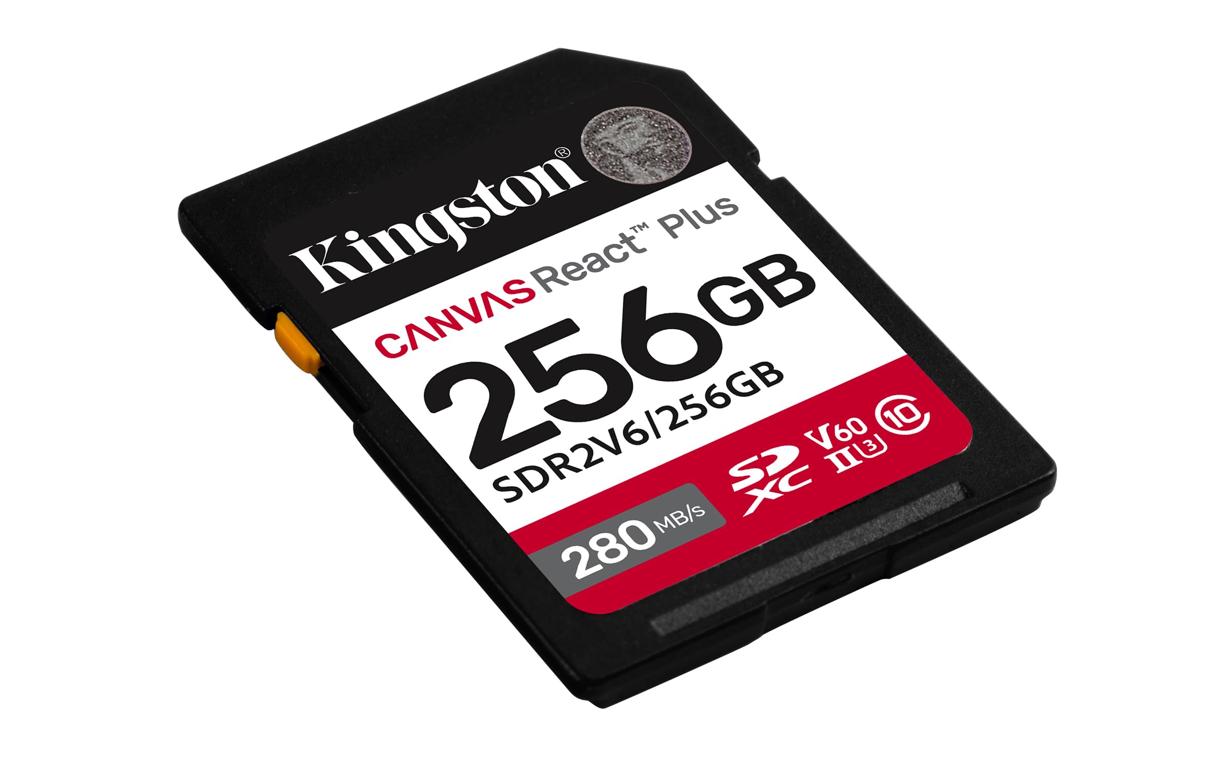 Kingston 256GB Canvas React Plus SD Card | Up to 280MB/s | High